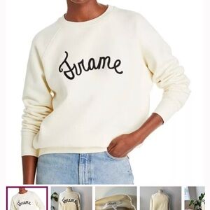 Frame Denim Cream Crewneck